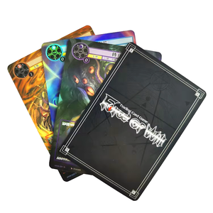 Échantillon gratuit écologique 350gsm feuille d'or jeu de cartes à collectionner Booster Box Logo personnalisé imprimé Animal TCG nom de poker similaire personnalisé - Product Image 6