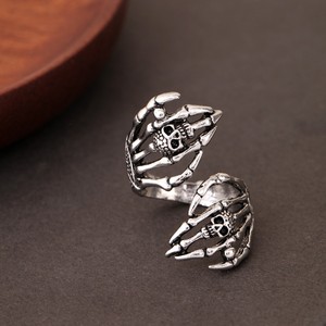 Anillo de Acero Inoxidable con Calavera y Serpiente Estilo Punk para Hombre - Regalo y Fiesta - Product Image 5