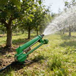 Aspersor de Riego Oscilante de Acero Inoxidable para Jardín, Equipo de Riego de Gran Cobertura - Product Image 4