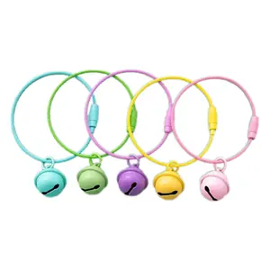 New Design Stainless Steel Keychain Innovative Diy Wire Rope Key Chain Wire Keychain With Colorful Bell