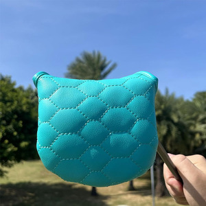 Cuir synthétique bleu de haute qualité pour usage professionnel, broderie/impression de logo, personnalisation OEM/ODM, fer de golf demi-mallette à fermeture magnétique - Product Image 2