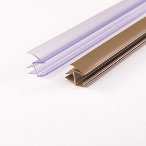 Bande d'étanchéité inférieure <span class=keywords><strong>pour</strong></span> <span class=keywords><strong>cabine</strong></span> <span class=keywords><strong>de</strong></span> <span class=keywords><strong>douche</strong></span> <span class=keywords><strong>joint</strong></span> <span class=keywords><strong>de</strong></span> porte <span class=keywords><strong>de</strong></span> <span class=keywords><strong>douche</strong></span> en vinyle à double ailette en pvc sans cadre - Product Image 6