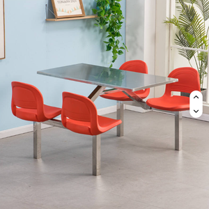 Modern Restaurant <strong>Tables</strong> Fibreglass School <strong>Canteen</strong> Dining <strong>Table</strong> and Chair Staff Cantina Dining <strong>Table</strong> and Chair - Product Image 3