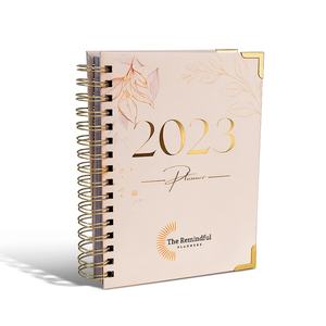 2025 Custom Printing <b>Diary</b> Journal Notebook Custom Size Color Cover Spiral Binding Self Care <b>Daily</b> Weekly <b>Planner</b> - Product Image 2