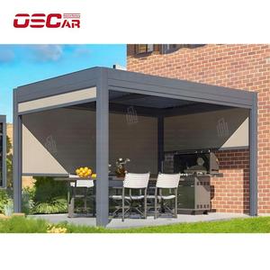 Gran independiente Patio trasero Pérgola Barbacoa y cochera 3X3M 3X4M 4X6M con sensor de lluvia Pérgola - Product Image 1