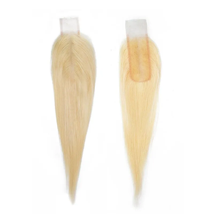 Xbl 613ผมบลอนด์ดิบจากเวียดนามผมมนุษย์แท้2X6 100% ปิดลูกไม้บางเฉียบพร้อมมัดตรงสำหรับ perruque - Product Image 5