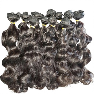 ผมแท้จากอินเดีย Nandee House ขนาด 24 นิ้ว แบบลอนธรรมชาติ Remy Hair เรียงเกล็ดผมอย่างดี ปลายผมแข็งแรง หนา  ผมมนุษย์ - Product Image 2