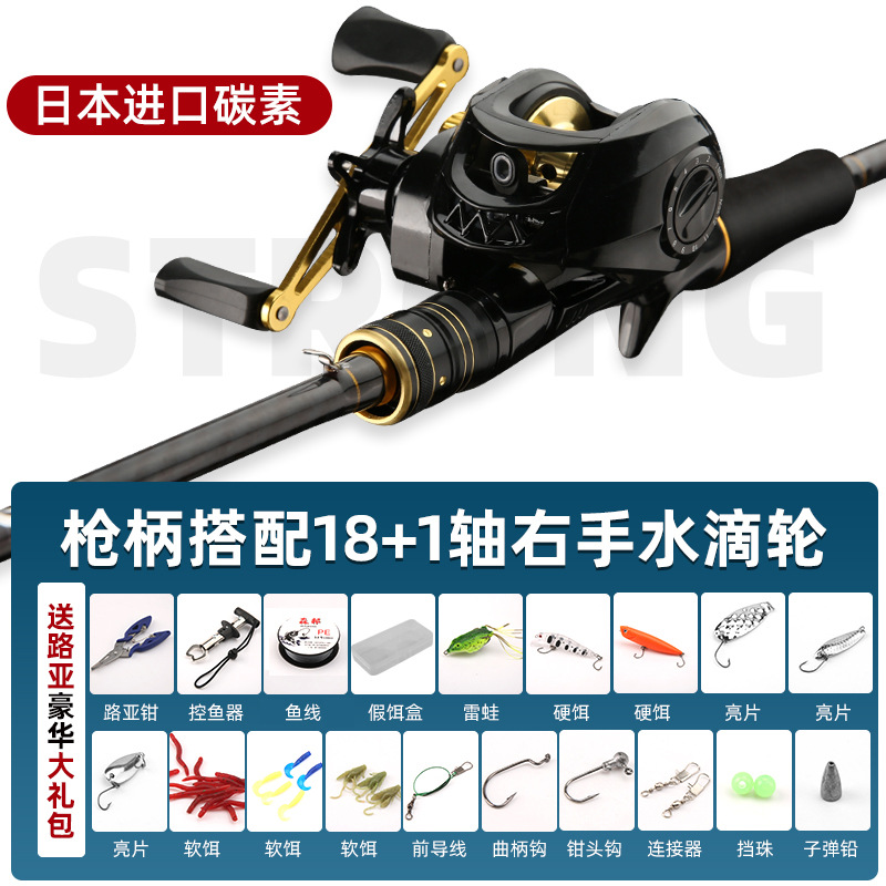 Gun grip with right-hand baitcasting reel [Deluxe Package]