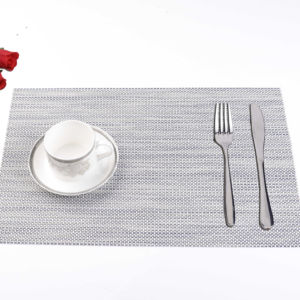 Tapis d'égouttage de cuisine en similicuir PVC personnalisable en gros et tapis de plage avec fil métallique napperon de décoration de table - Product Image 1