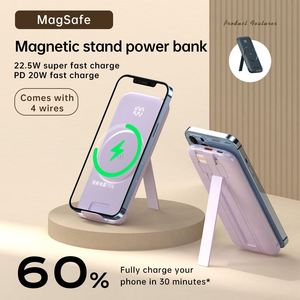 Banco de Energía Magnético Integrado con Gran Capacidad de 20000 mAh, Banco de Energía Inalámbrico, Personalización Promocional - Product Image 5