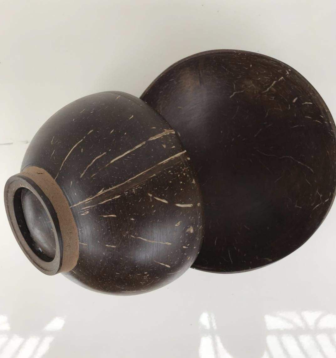 Cuenco del coco con la base