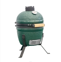 Grilles Kamado en céramique de 13 pouces Cuisine extérieure et intérieure Camping BBQ Grill