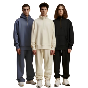 Veste polaire unie pour homme, zippée, coupe oversize, finition délavée, respirante, écologique, directement de l'usine - Product Image 1