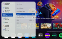 Projecteur Super Lumineux 750 ANSI Lumens LOVE 5 1080p MEMC 4K Home Cinéma Android 11 avec Haut-parleur Intégré LCD U14 Pro