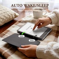 Casing Pelindung Kindle Paperwhite Kulit PU Anti Benturan Desain Khusus, Dapat Dilepas, Magnetik, Fitur Auto Sleep/Wake untuk E-reader