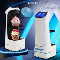 Robot de livraison de nourriture intelligent électrique, chariot de livraison de collations et de boissons télécommandé, jouet interactif parent-enfant, peluche