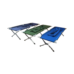 Lit de camping pliable moderne et abordable, prix d'usine, en tissu Oxford 600D et acier, pliable - Product Image 5