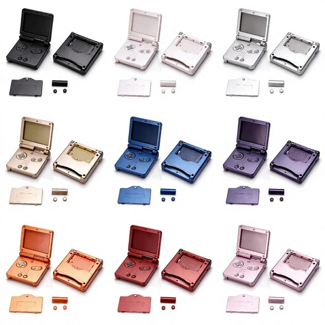Full Housing Shell Case Cover Replacement for Gameboy Advance SP Solid Color DIY Accessories for GBA SP