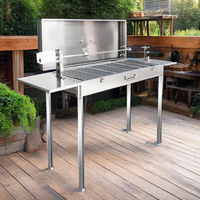 Barbecue à charbon de bois portable pour pique-nique en plein air