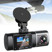 Dashcam oculto de 1,5 pulgadas para coches Black Box 4K + 1080 Lente dual Monitoreo de estacionamiento las 24 horas GPS + WiFi Tablero de grabación dual inalámbrico