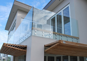 Disegni moderni Side Mount In Acciaio Inox Standoff Vetro Ringhiera <span class=keywords><strong>per</strong></span> Terrazza/<span class=keywords><strong>Balcone</strong></span> - Product Image 2
