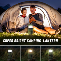 Radio de camping solaire avec batterie externe Haut-parleur sans fil Haut-parleur bluetooth extérieur Urgence DAB AM FM