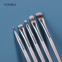 Vonira échantillon gratuit Brochas De Maquillaje fond de teint cosmétique pinceaux de maquillage professionnels manche en bois naturel ensemble de pinceaux de maquillage