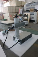 Graveur laser à fibre portable 20W 30W 50w Raycus Machine de marquage avec 300*300mm SG7110 Galvo EZCAD Double anneau à point rouge rotatif