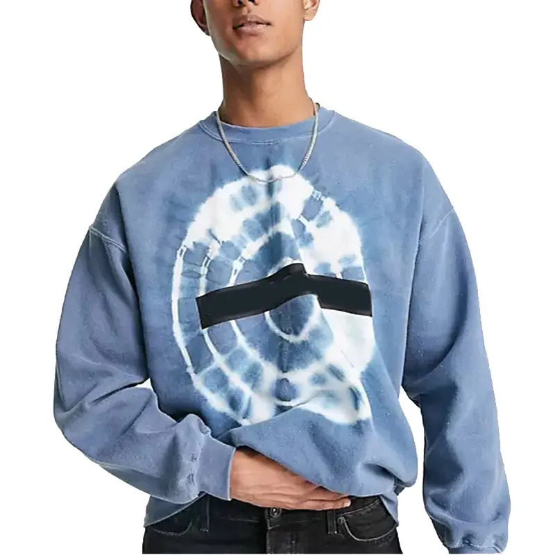Custom design mens fashion casual hip hop clothing fleece pullover sweater men quarter zip sweatshirt