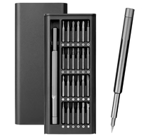 Tournevis magnétique de précision 24 en 1 Kit d'outils de réparation multi-usages de qualité industrielle pour le démontage et la réparation de téléphones portables