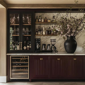 Avrupa tarzı Retro lake özel mutfak dolapları oturma odası mobilya için kullanılan - Product Image 2