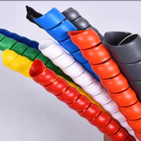 Funda Protectora en Espiral para Cables, Material PP Resistente al Desgaste, Protector de Cables en Espiral, Manguera Protectora en Espiral