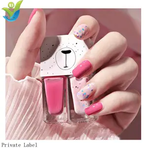 Fashion popular foil gel per star nail sticker gel nails polish fornitore smalto per unghie a doppio colore