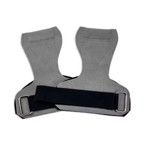 Correa de Muñeca para Levantamiento de Pesas, Doble Capa de Cuero, Ajustable y Acolchada, para Entrenamiento de Gimnasio, Powerlifting y Peso Muerto - Product Image 5