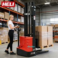 Chariot élévateur piétonnier tout électrique CDD15J de 1,5 tonne avec pneus en polyuréthane
