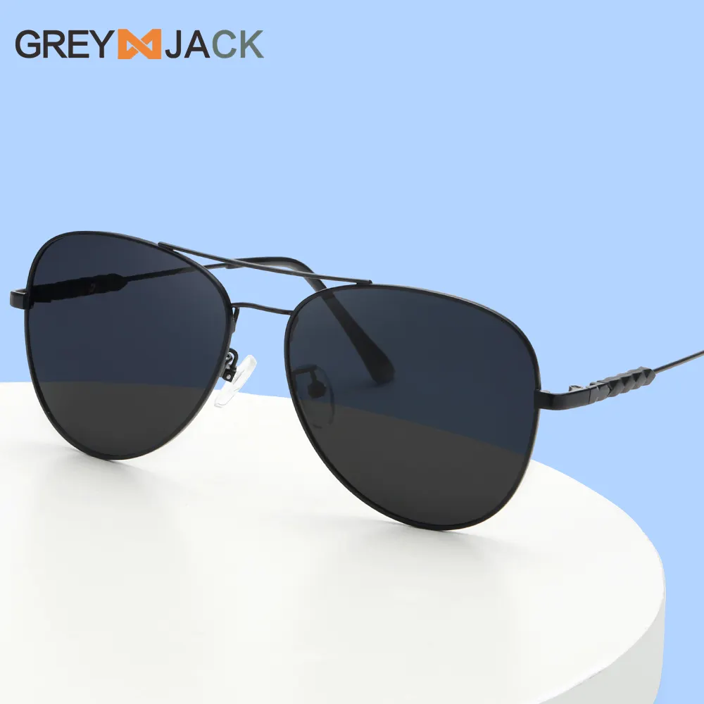 2023 High Quality Classic Aviation Sunglasses Brand Designer Sunglasses Men Women Polarized Sunglasses 1233