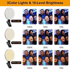 Lampe LED de remplissage pour smartphone, téléphone portable, caméra, diffusion en direct, photographie, selfie, beauté, maquillage, enregistrement vidéo en ligne - Product Image 6