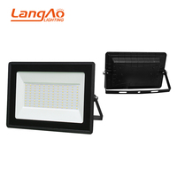Projecteur LED étanche IP65 noir pour éclairage extérieur de stades sportifs 10W-100W Haute luminosité Angle de faisceau 120°