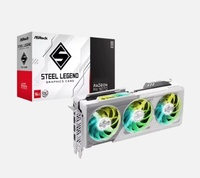 Carte graphique pour PC de bureau de jeu 4K Steel Legend Radeon RX 9070 16 Go GDDR7 Triple Fan – Composants informatiques