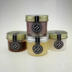 Bocaux en conserve pour <span class=keywords><strong>caviar</strong></span>, gelée, confiture, mini bocaux Mason coniques à épices à large bouche avec couvercle en métal pour le stockage de la cuisine - Product Image 5