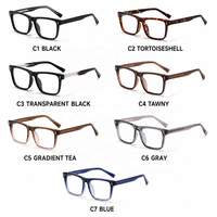 Monture de lunettes optiques ultralégères TR - Monture de lunettes solides et tendance en acétate pour l'extérieur - Monture optique à la mode