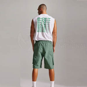 Pantalones Cortos Largos para Hombre, Ropa de Exterior, Pantalones Cortos Largos 2026, Alta Calidad, OEM, Ropa para Hombre, Logotipo Personalizado, Hecho en Pakistán - Product Image 2