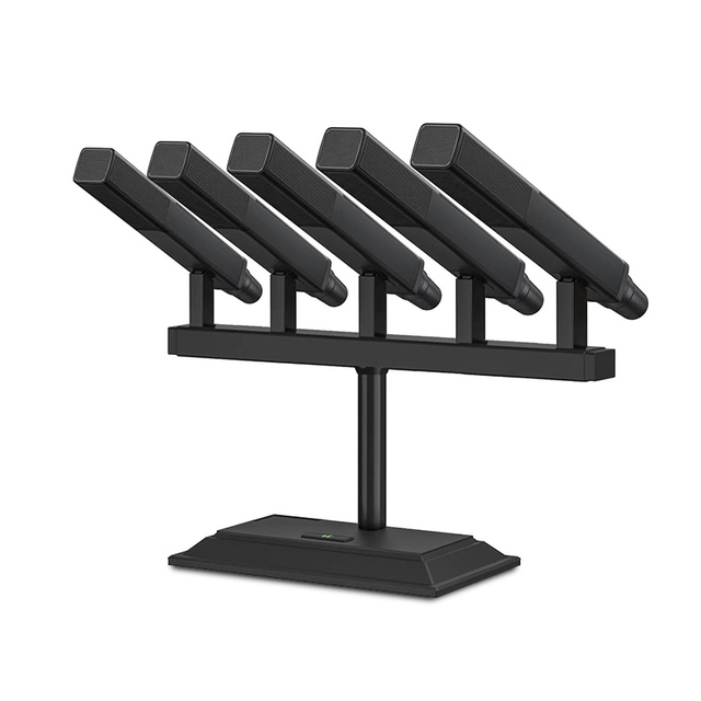 All in One Conference Systemconference Microphone System  5Head Squaretube Array Wired Desktop Speech Conference Microphone