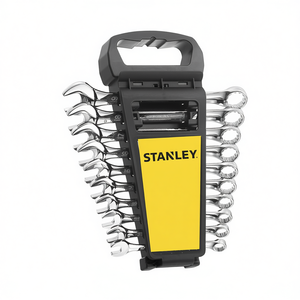 Juego de llaves combinadas Stanley de 10 piezas métricas con estuche de almacenamiento para reparación automotriz y mecánica - Product Image 2