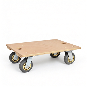 Carretilla de Plataforma Plegable de Alta Resistencia, Carro de Mano con Ruedas Giratorias de 360 Grados, Carretilla Plegable para Mudanzas y Almacén - Product Image 1