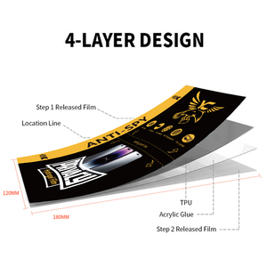 Máy Cắt Decal 120*180Mm Bề Mặt Mờ Chống Lóa Full <span class=keywords><strong>Edge</strong></span> Cover Bảo Vệ Màn Hình Tấm Phim Bảo Vệ Vật Liệu Riêng Tư - Product Image 3