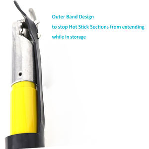عصا ساخنة تلسكوبية عالية الجهد مثلثة كهربائية قابلة للتمديد من الألياف الزجاجية - Product Image 3