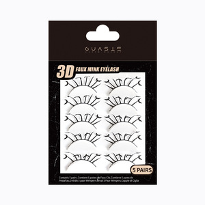 Faux cils en papier découpé pour Halloween, cils 3D personnalisés de haute qualité, vente en gros de faux cils décoratifs pour cosplay et fêtes - Product Image 4