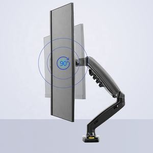 حامل شاشة LCD قابل لتعديل الارتفاع مع ذراع فردي من الفولاذ ونابض غازي للشاشات من 17 إلى 30 بوصة - Product Image 1