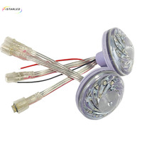 Rueda de la Fortuna Plana para Exteriores, 24 V, 60 mm, Ucs2903, 16 LED, Luces LED Cabochon E14 para Atracciones de Parque de Diversiones, Luces Turbo Completas